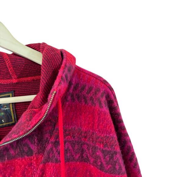 Vintage Express French Country Medium Pullover Fleece Jacket Hoodie Womens - Picture 8 of 15